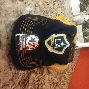 47 Brand Stretch Fit MLS Los Angeles GALAXY HAT *